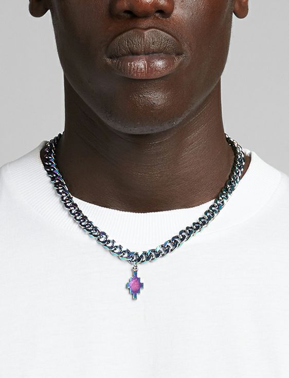 MARCELO BURLON/マルセロブロン/CROSS NECKLACE/MULTI/マルチ