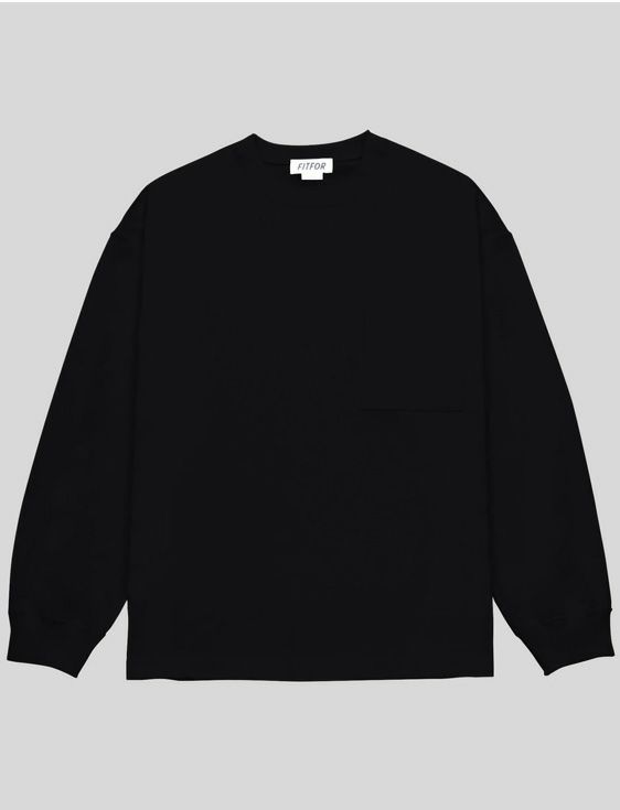 FITFOR/フィットフォー/208 VORTEX WIDE LONG SLEEVE/BLACK/ブラック