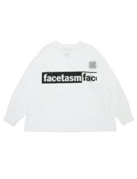 FACETASM/ファセッタズム/LOGO LONG TEE/4サイズ/WHITE/ホワイト