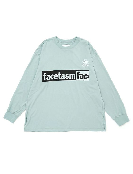 FACETASM/ファセッタズム/LOGO LONG TEE/3サイズ/SAX BLUE/サックスブルー