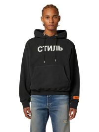 HERON PRESTON/ヘロンプレストン/CTNMB HOODIE/Mサイズ/BLACK/ブラック