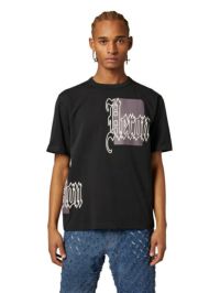 HERON PRESTON/ヘロンプレストン/GOTHIC COLOR BLOCKS SS TEE/BLACK/ブラック