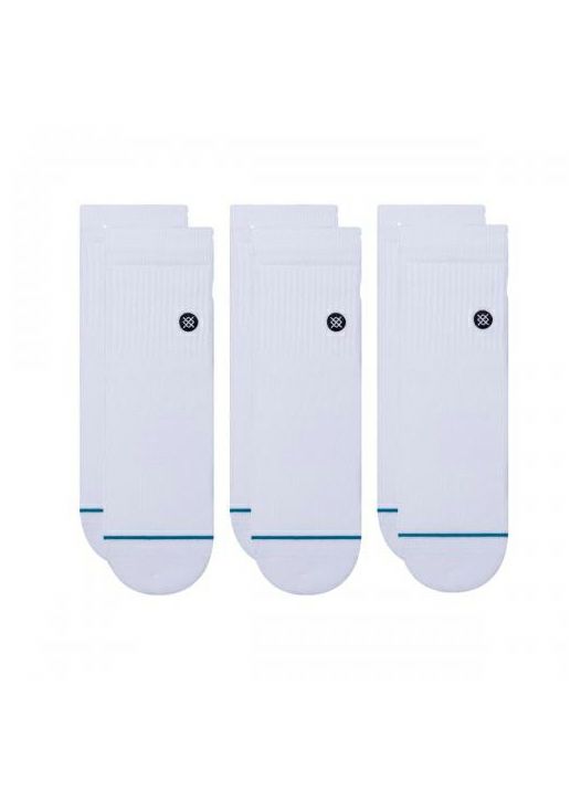 STANCE/スタンス/ICON QUARTER 3 PACK（WHITE）/ホワイト