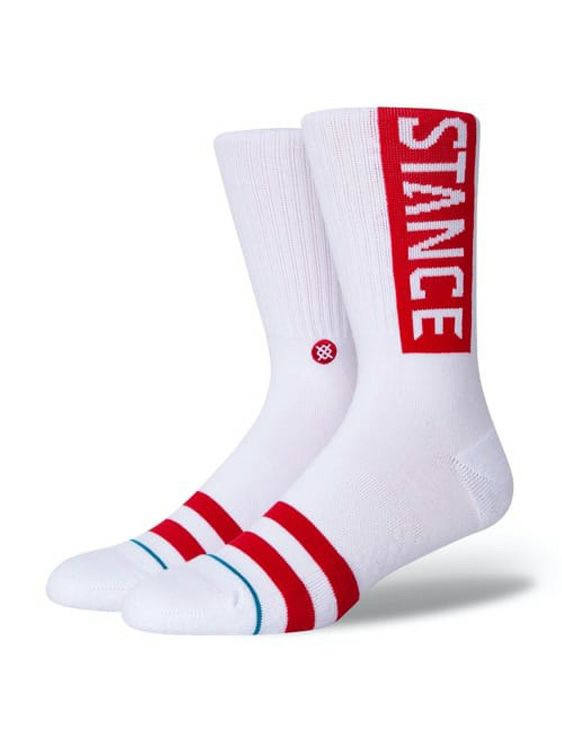 STANCE/スタンス/OG（WHITE/RED）/ホワイト