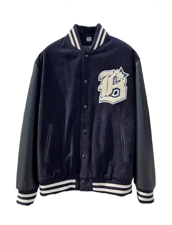 MPD BOX/エムピーディーボックス/SUEDE VARSITYJACKET/NAVY/ネイビー