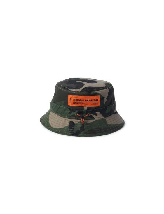 HERON PRESTON/ヘロンプレストン/CTNMB BUCKET HAT/CAMO GREEN/カモ グリーン