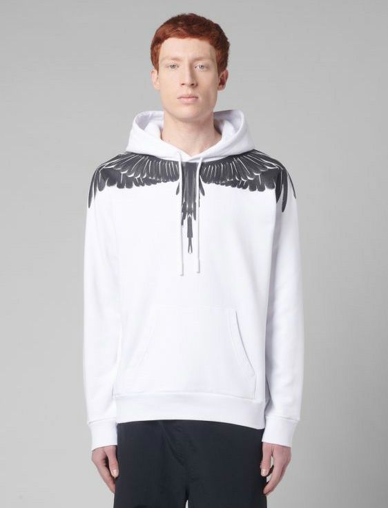 MARCELO BURLON/マルセロブロン/ICON WINGS REGULAR HOODIE/WHITE/ホワイト