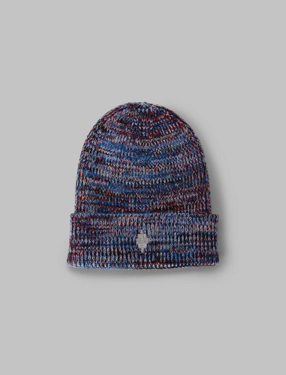 MARCELO BURLON/マルセロブロン/CROSS COLORFUL KNIT BEANIE/MULTI/マルチ