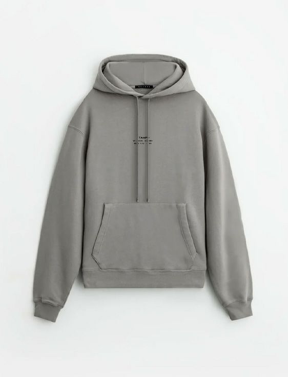 STAMPD/スタンプド/Classic Stack Logo Hoodie/Mサイズ/GRAY/グレー