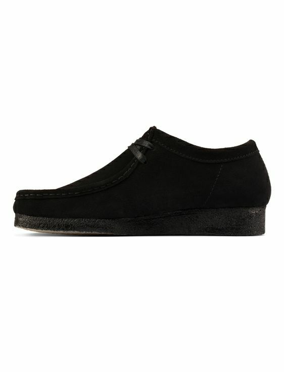 Clarks/クラークス/Wallabee Black Suede/BLACK/ブラック