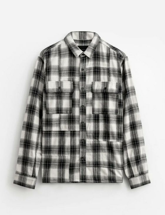 STAMPD/スタンプド/Plaid Mason Shirt/BLACK/ブラック