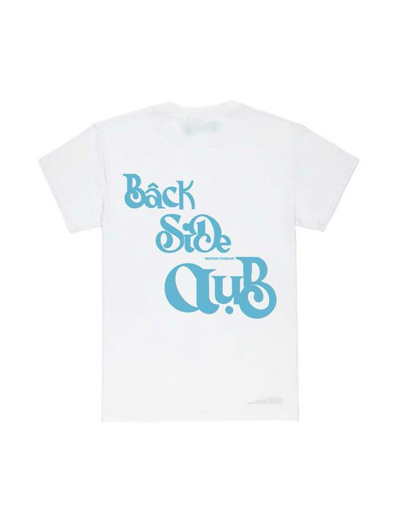 BackSideClub/バックサイドクラブ/BACK LOGO T-SHIRT/WHITE/ホワイト