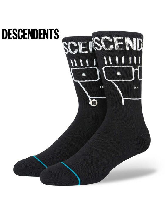 STANCE/スタンス/DESCENDENTS CREW(WASHED BLACK)/ブラック