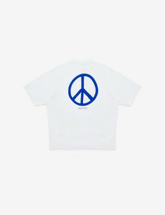 MARCELO BURLON/マルセロブロン/COUNTY PEACE OVER T-SHIRT/Mサイズ/WHITE/ホワイト