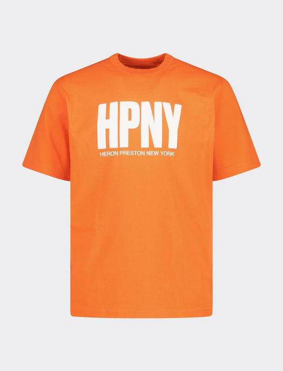 HERON PRESTON/ヘロンプレストン/REG HPNY SS TEE/ORANGE/オレンジ