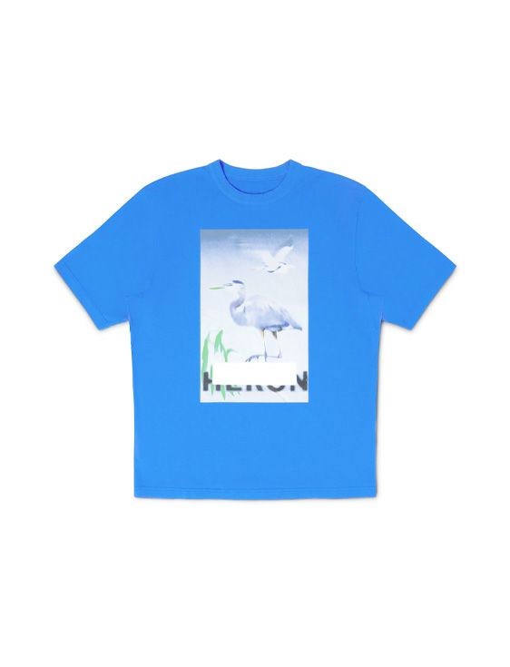 HERON PRESTON/ヘロンプレストン/CENSORED HERON SS TEE/BLUE/ブルー