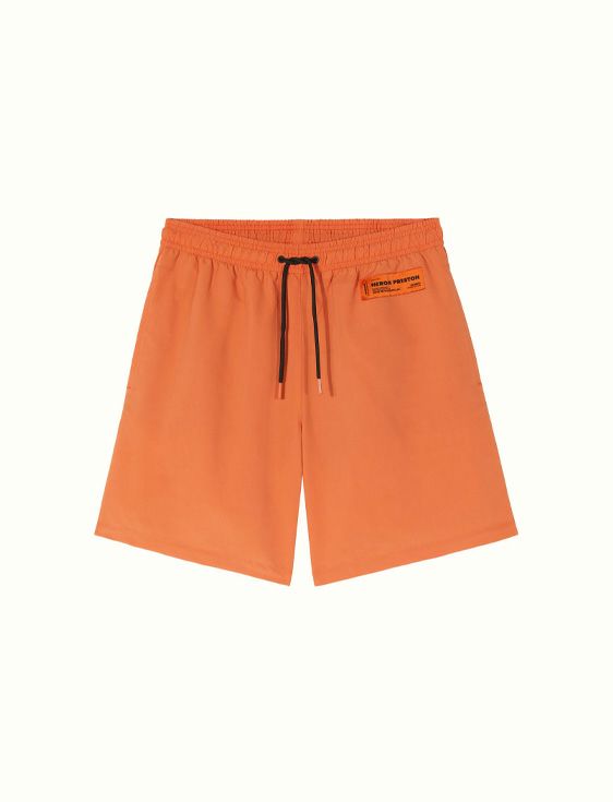 HERON PRESTON/ヘロンプレストン/NYLON SWIMSHORTS/ORANGE/オレンジ