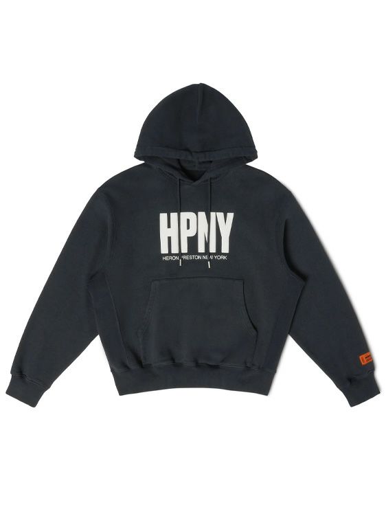 HERON PRESTON/ヘロンプレストン/REG HPNY HOODIE/BLACK/ブラック