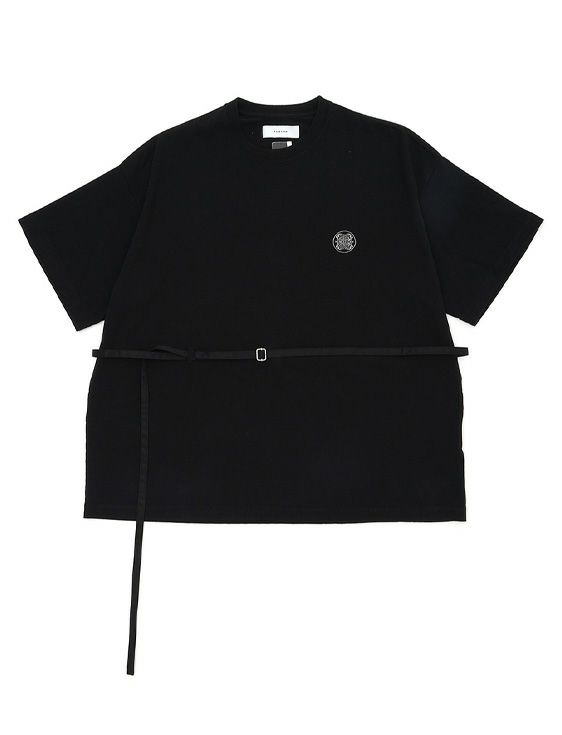 FACETASM/ファセッタズム/BELTED BIG TEE/1サイズ/BLACK/ブラック