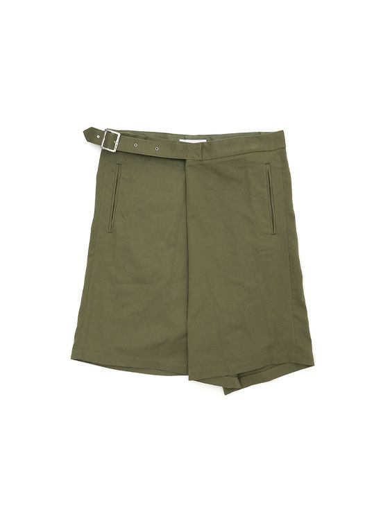 FACETASM/ファセッタズム/PLAIN WRAP SHORTS/OLIVE/オリーブ