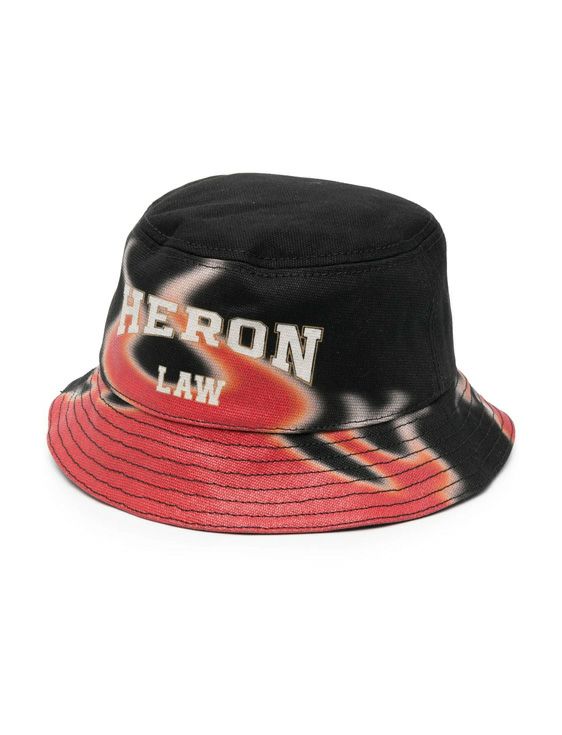 HERON PRESTON/ヘロンプレストン/FLAMES BUCKET HAT/BLACK/ブラック