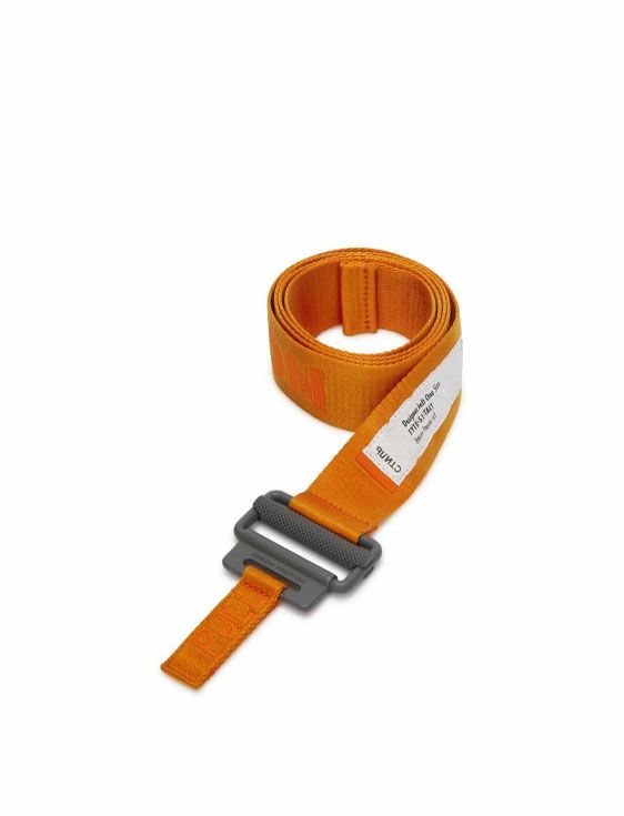 HERON PRESTON/ヘロンプレストン/HP TAPEBELT CLASSIC BUCKLE/ORANGE/オレンジ