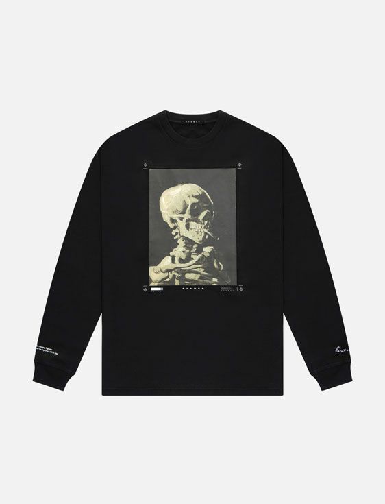 STAMPD/スタンプド/Skeleton LS Relaxed Tee/Mサイズ/BLACK/ブラック