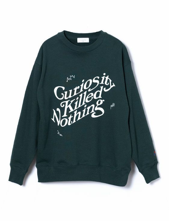 TAUPE/トープ/CKN WAVE SWEATSHIRT/GREEN/グリーン