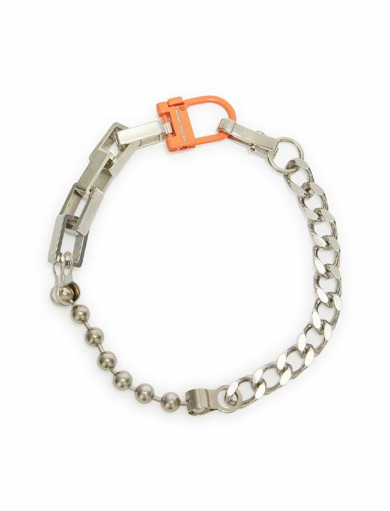 HERON PRESTON/ヘロンプレストン/MULTICHAIN SQUARE NECKLACE/SILVER/シルバー