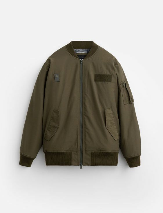 STAMPD/スタンプド/Sherpa Lined Bomber Jacket/OLIVE/オリーブ