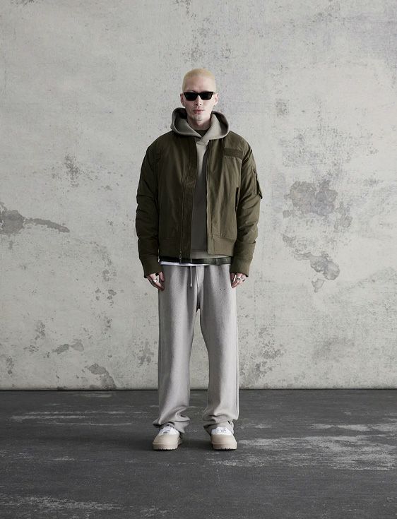 STAMPD/スタンプド/Sherpa Lined Bomber Jacket/OLIVE/オリーブ