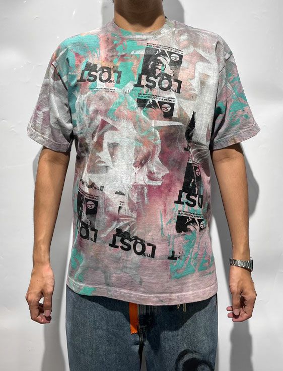 THE INCORPORATED（ザ インコーポレイテッド/USED SS T-SHIRT TIE DYE/Mサイズ/GRAY/グレー