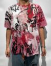 THE INCORPORATED（ザ インコーポレイテッド/USED SS T-SHIRT TIE DYE/Lサイズ/RED/レッド
