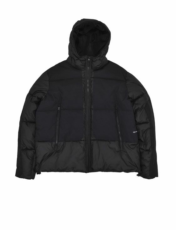 POP TRADING COMPANY/ポップトレーディングカンパニー/PUFFER JACKET IN BLACK/ブラック