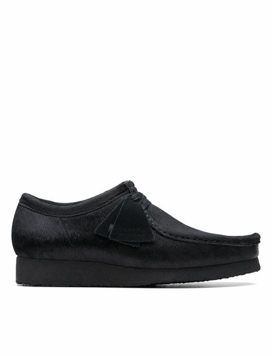 Clarks/クラークス/Wallabee Black Hair On/UK 7.5/BLACK/ブラック