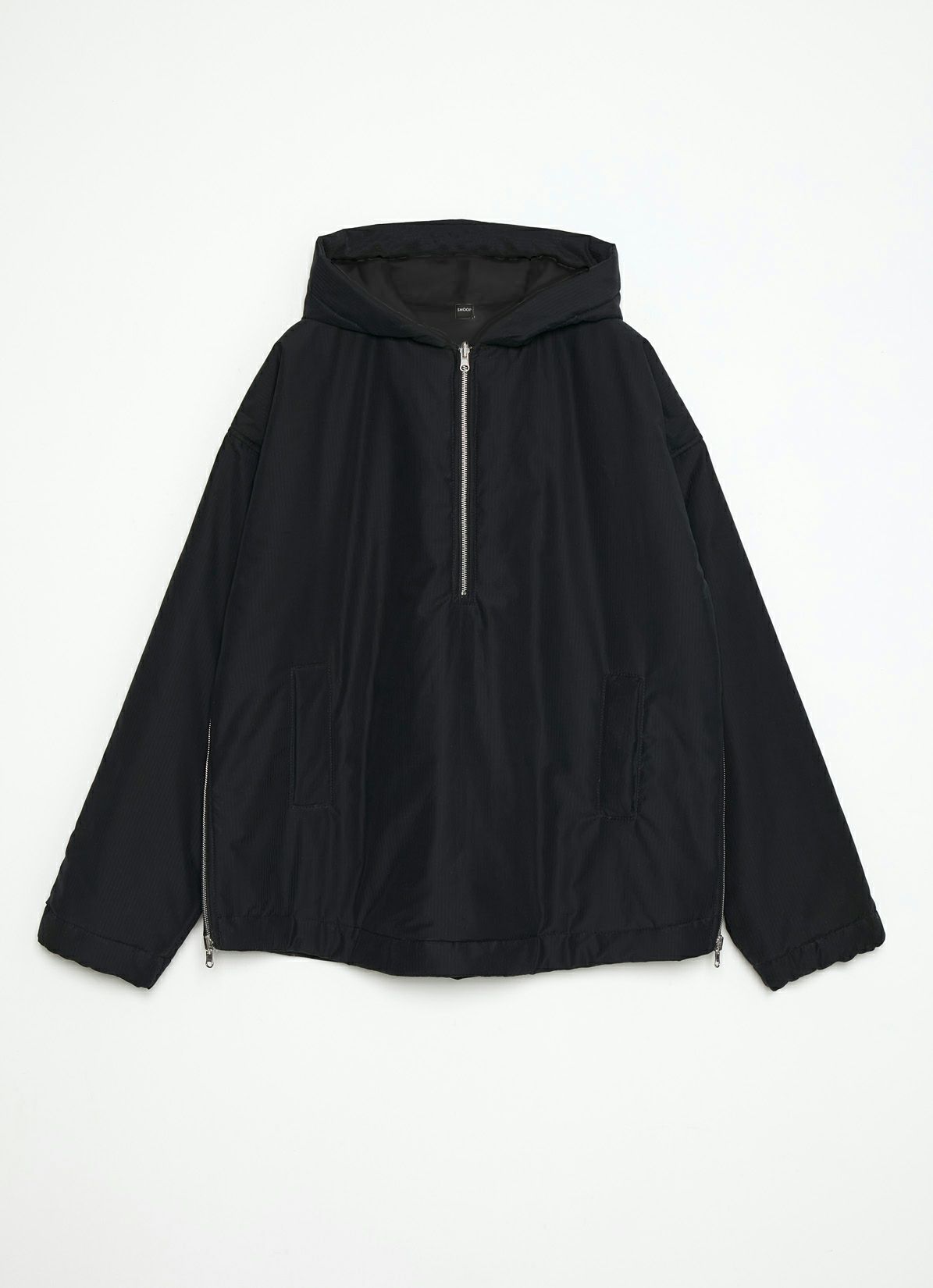 SHOOP/シュープ/SPIKE QUILTED REVERSIBLE HOODIE/BLACK/ブラック