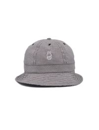 POP TRADING COMPANY/ポップトレーディングカンパニー/MIFFY GINGHAM BELL HAT IN BLACK/WHITE/グレー