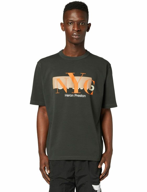 HERON PRESTON/ヘロンプレストン/NYC CENSORED SS TEE/BLACK/ブラック