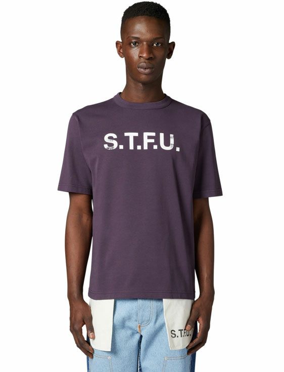 HERON PRESTON/ヘロンプレストン/HP S.T.F.U. SS TEE/PURPLE/パープル