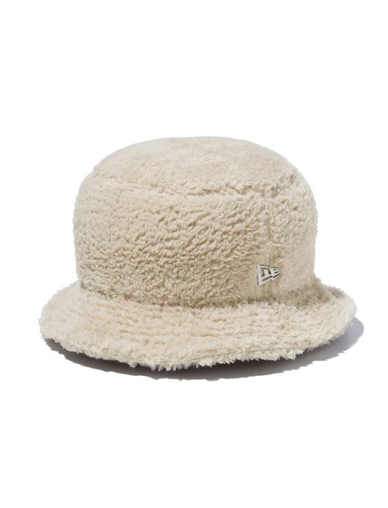 NEWERA/ニューエラ/BUCKET01 MINK FLEECE BGE SIL/BEIGE/ベージュ