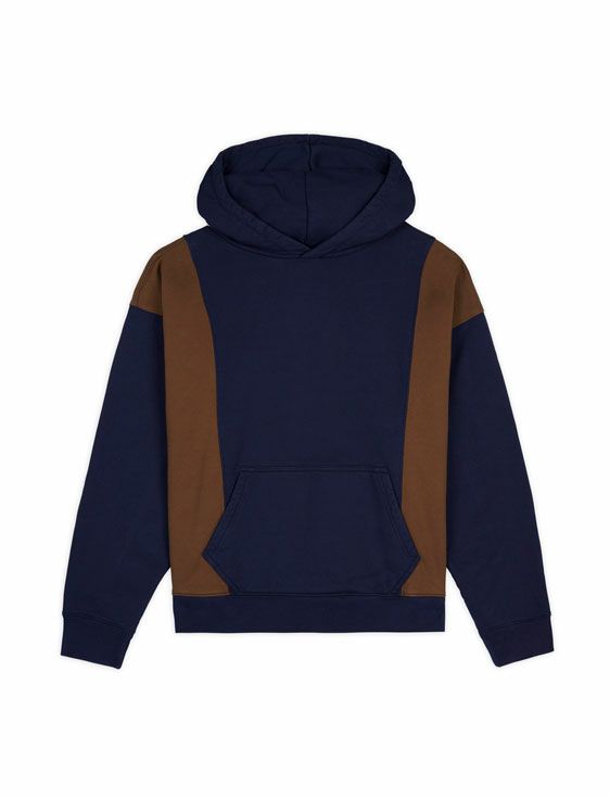 BRAINDEAD/ブレインデッド/MENDOZA CROPPED HOODIE/NAVY/ネイビー