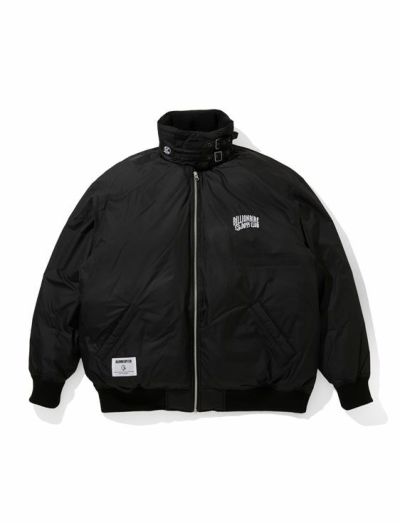 BILLIONAIRE BOYS CLUB/ビリオネア・ボーイズ・クラブ/ BBC x FIRST DOWN LOGO DOWN  JACKET/BLACK/ブラック