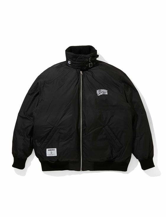 BILLIONAIRE BOYS CLUB/ビリオネア・ボーイズ・クラブ/ BBC x FIRST DOWN LOGO DOWN JACKET/BLACK/ブラック