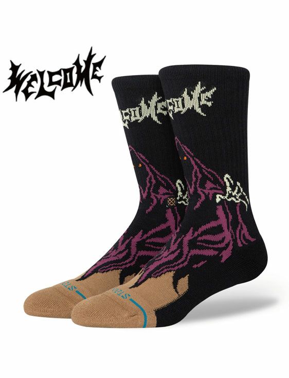 STANCE/スタンス/WELCOME SKELLY CREW(BLACK)/ブラック