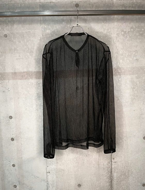 SHOOP/シュープ/MIKA LONG SLEEVE TOP/BLACK/ブラック