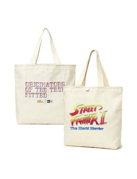 NEWERA/ニューエラ/CANVAS TOTE STREET FIGHTER 2 OOTTF IVO/WHITE/ホワイト