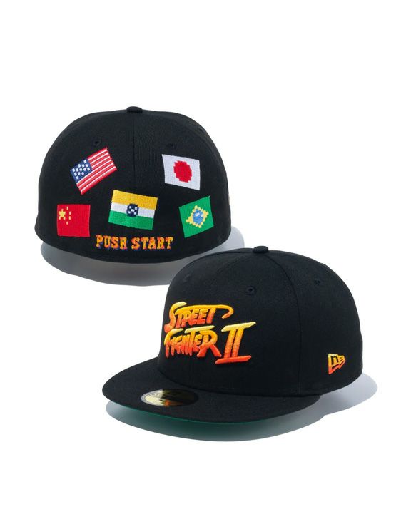 NEWERA/ニューエラ/5950 STREET FIGHTER 2 FLAG BLK/BLACK/ブラック