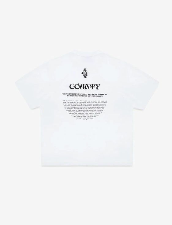 MARCELO BURLON/マルセロブロン/COUNTY MANIFESTO OVER T-SHIRT/WHITE/ホワイト