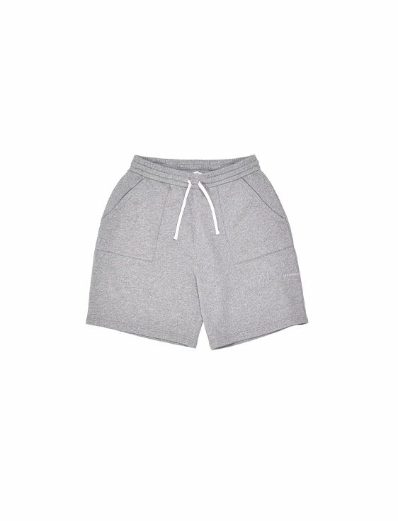 POP TRADING COMPANY/ポップトレーディングカンパニー/TRAINING JOGGER SHORT IN HEATHER GREY/グレー