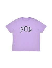 POP TRADING COMPANY/ポップトレーディングカンパニー/ARCH LOGO T-SHIRT IN VIOLA/PURPLE/パープル